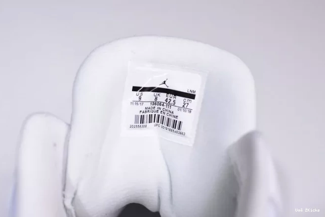 EyeCatching 428 Jordan Retro 3 136064-111 Triple Air White 0902